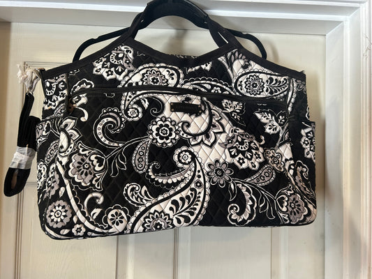 Vera Bradley Carryall Travel Bag in Midnight Paisley