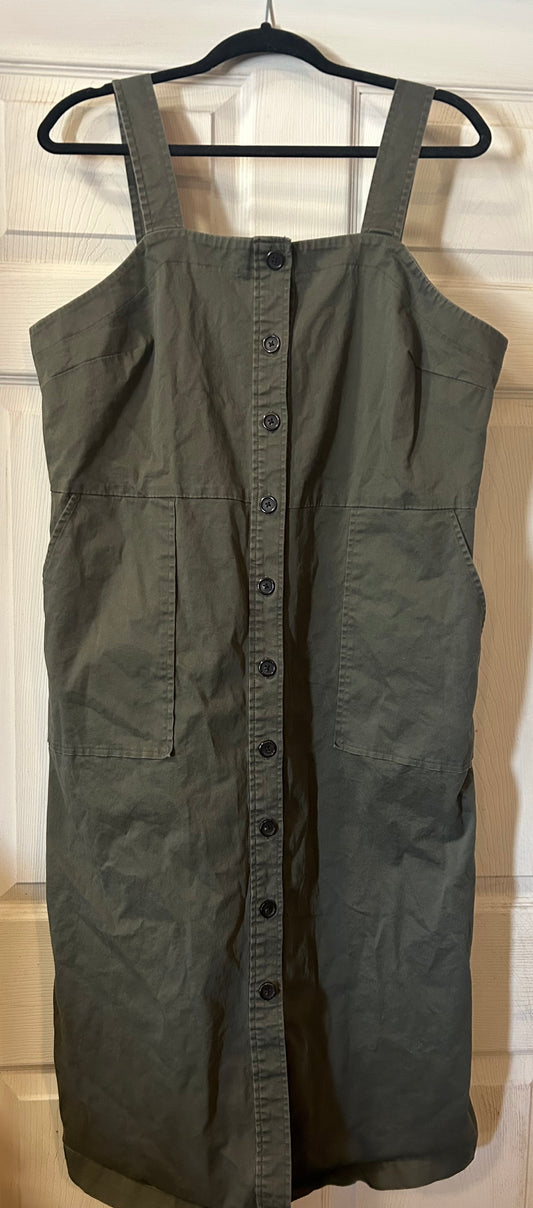 Used Universal Standard dress, olive green XXL